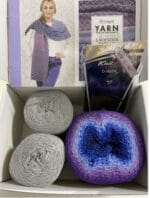 Scheepjes Lavender Trellis Wrap SET Strickpaket – Bild 2
