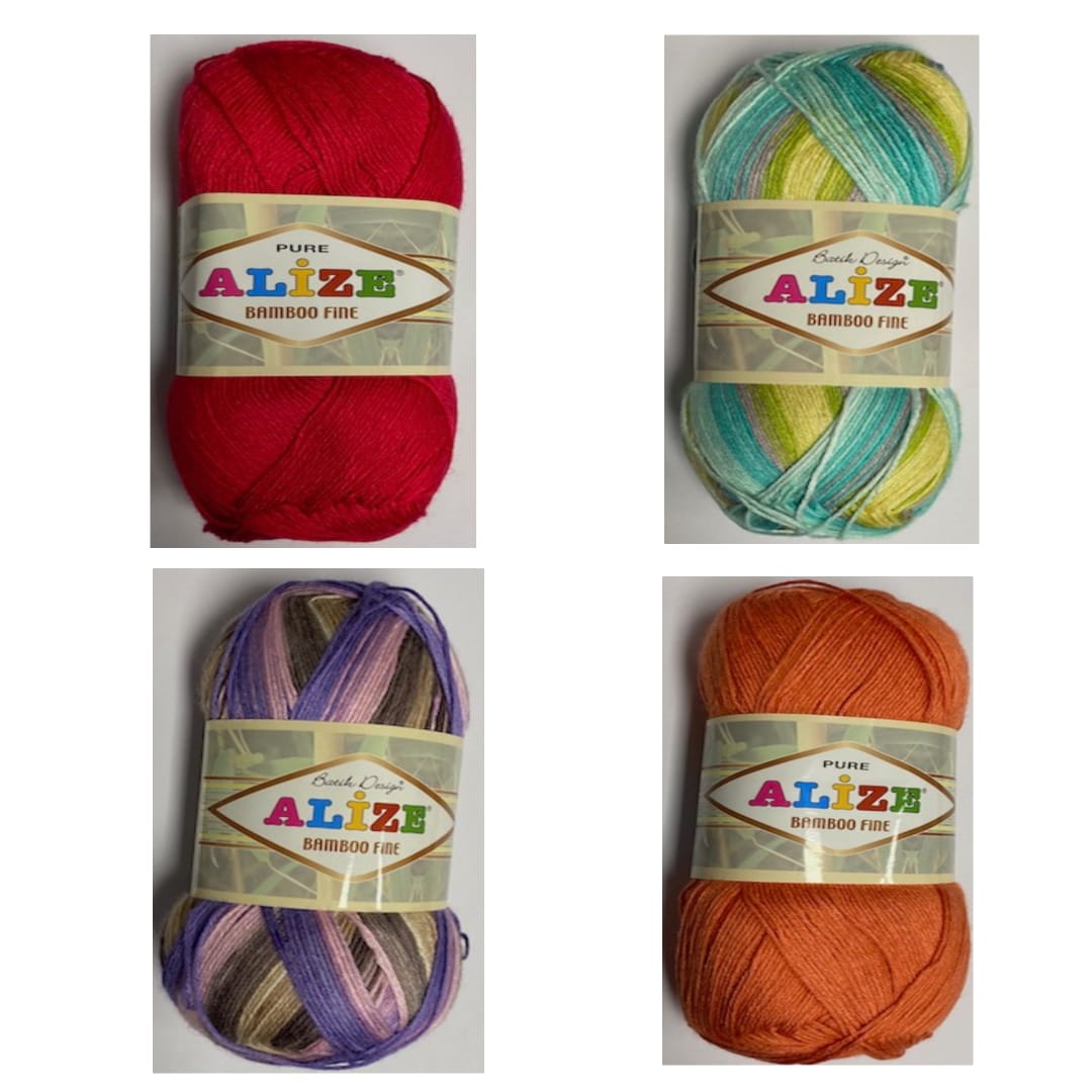 bamboo Alize Bamboo fine, Bamboo fine batik – Bild 1