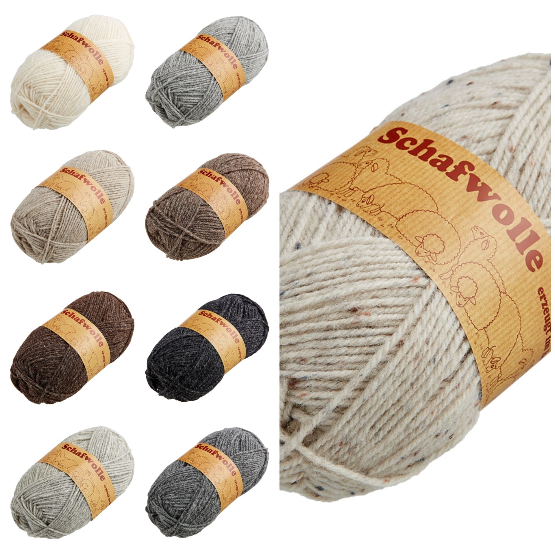 Front Schafwolle Schafwolle - reine Schurwolle – Bild 1